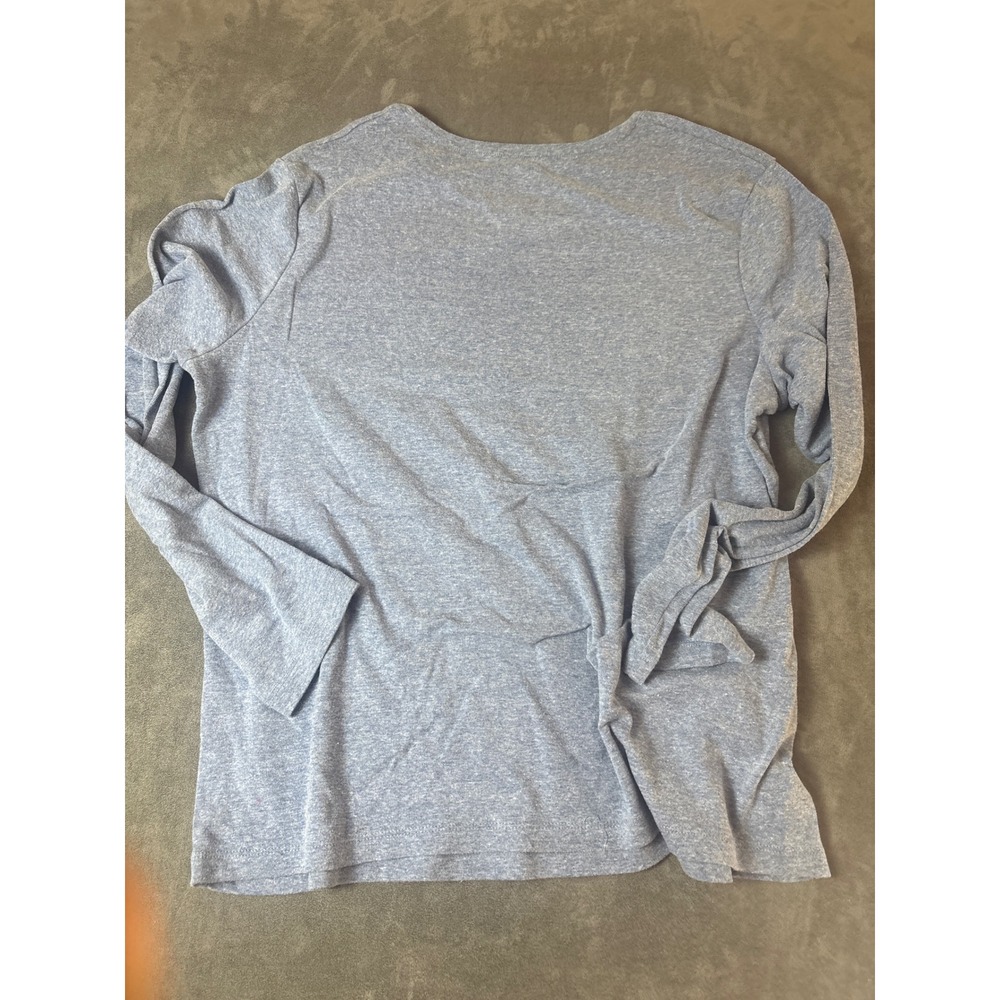 Blue Heather Autumn Tree Graphic Long Sleeve Tee Shirt - Picture 4 of 4